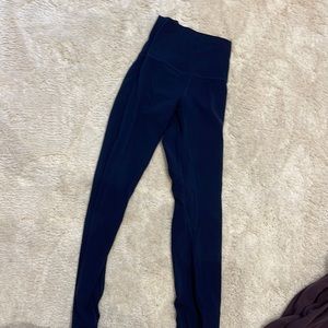 navy lululemon align pant